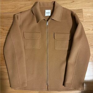 Sandro Wool Blend Felt Jacket (mens)